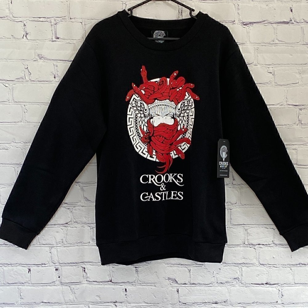 NWT Crooks & Castles Medusa Sweatshirt